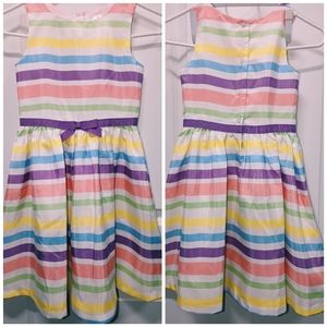 Girl's Size 7 color block dress
